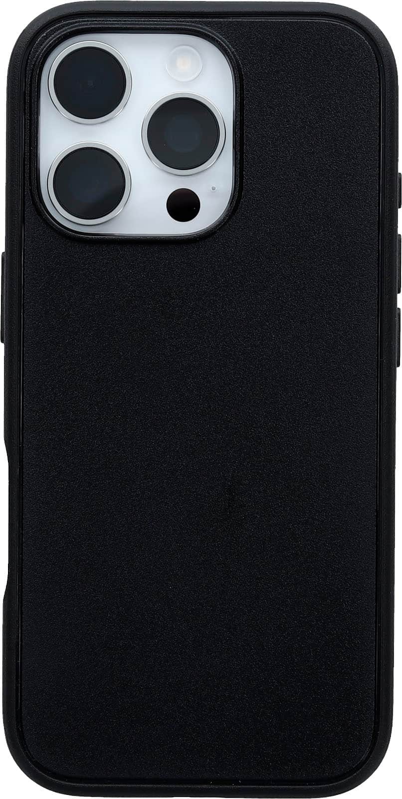 Front. OtterBox - Symmetry Series Hard Shell for MagSafe for Apple iPhone 16 Pro - Black.