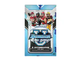2025 Bowman University Chrome Football Hobby Topps Brand Box
