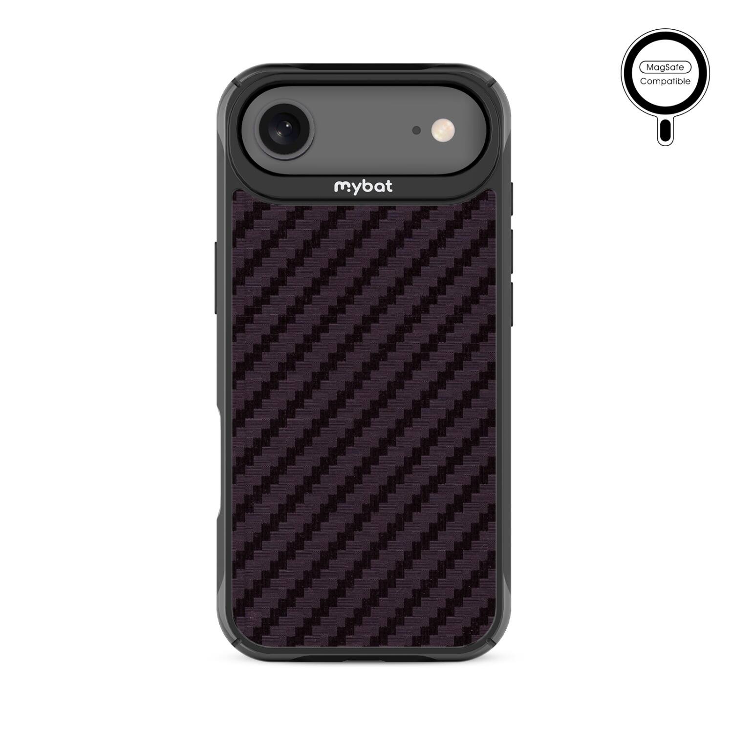 Mybat - Design Lab Series MagSafe Case for Apple iPhone Air – Carbon Fiber - Black