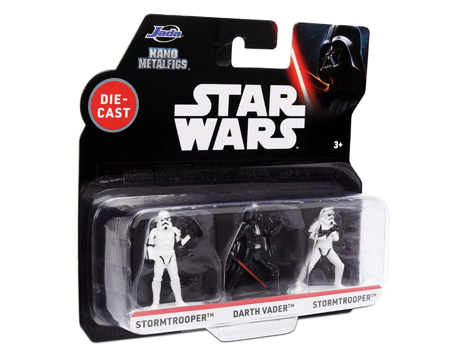 Jada METALFIGS NANO 2 DIE-CAST STAR WARS 3+ CHOKING HAZARD ATTENTION WARNING: TM STORMTROOPER™ DARTH VADER™ STORMTROOPER™
