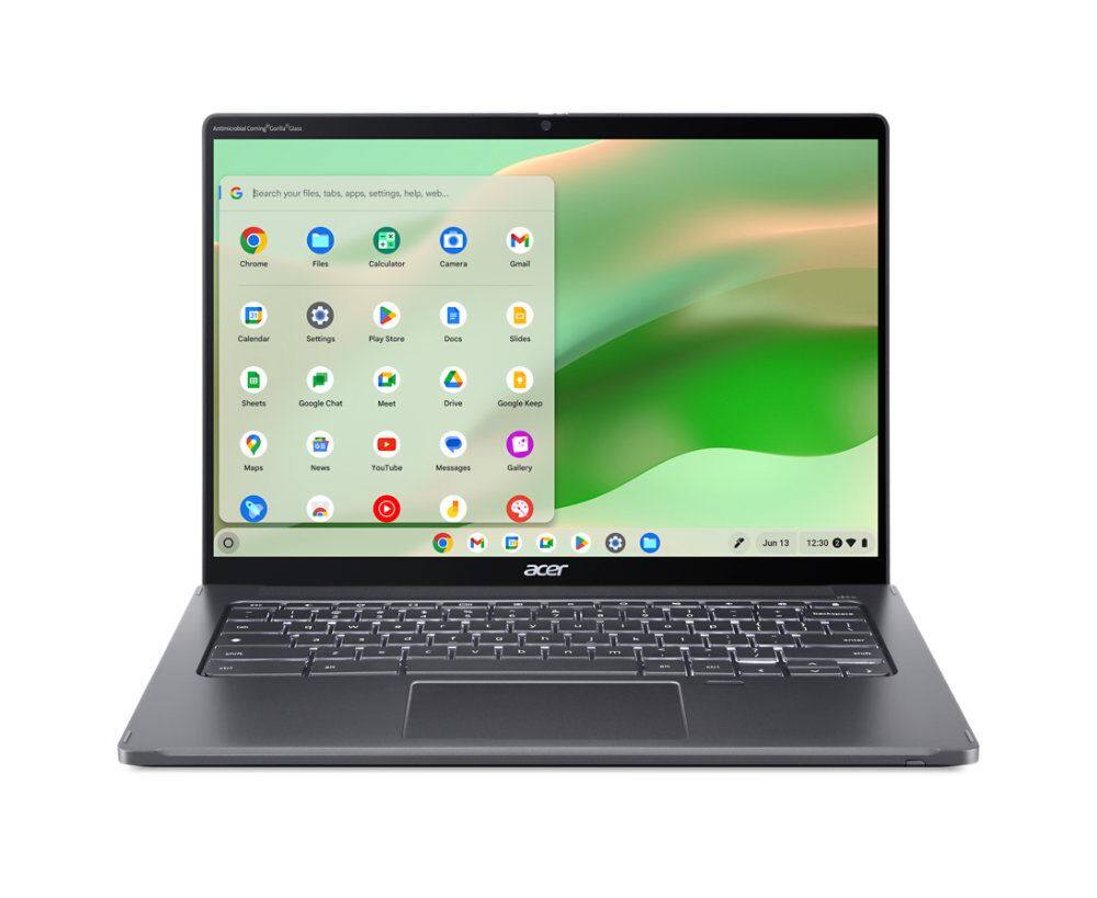 Search your files, tabs, apps, settings, help, web. Chrome, Files, Calculator, Camera, Gmail, Calendar, Settings, Play Store, Docs, Slides, Sheets, Google Chat, Meet, Drive, Google Keep, Maps, News, YouTube, Messages, Gallery.