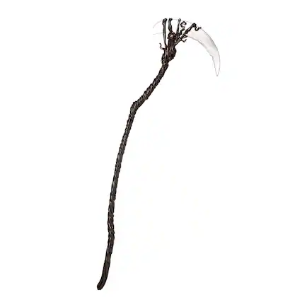 Front. Underwraps - Scythe Adult Costume Accessory - Silver.