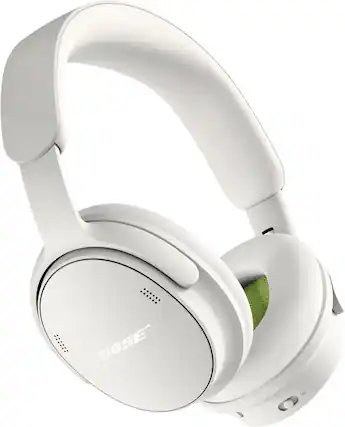 Front. Bose - Bose QuietComfort Headphones (2nd Gen) - Wireless, Over Ear, Active Noise Cancelling, Immersive Audio, USB-C Charging - White Smoke.