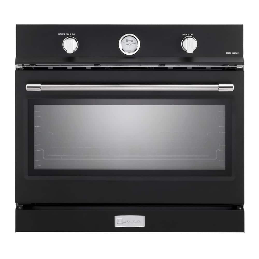 Verona - 30 in. Built-In Gas Single Wall Oven with 3.5 cu. ft. Storage Capacity - Matte Black