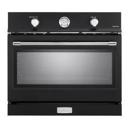 Verona - 30 in. Built-In Gas Single Wall Oven with 3.5 cu. ft. Storage Capacity - Matte Black