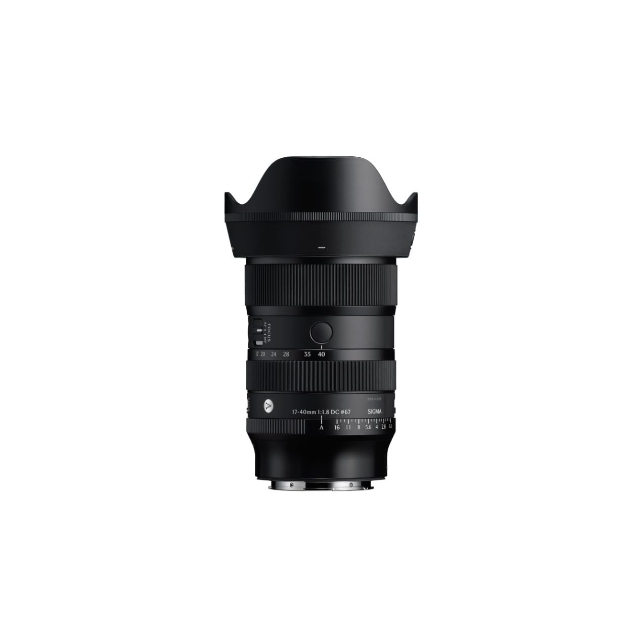 Sigma 214965, 17 40mm f/1.8 DC Art Standard Zoom Lens For Sony E