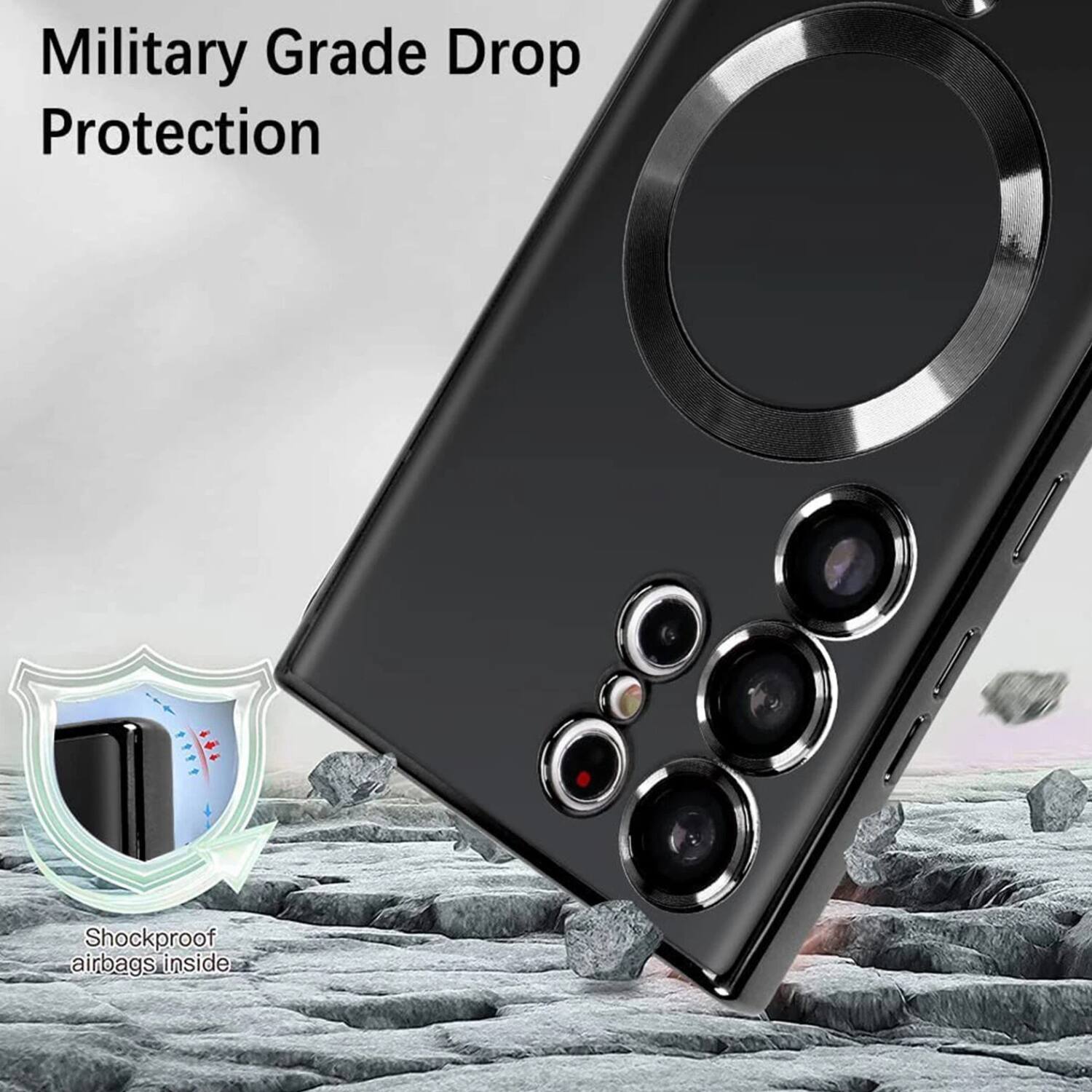 Military Grade Drop Protection

Shockproof airbags inside