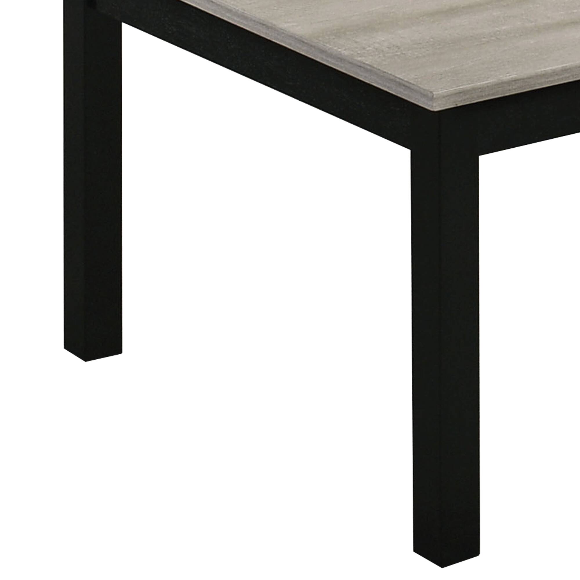 Alt View 1. Vaczon - 3-Piece Coffee Table Set, 1 Coffee Table and 2 End Tables with Solid Wood Legs for Living Room - Light Gray.