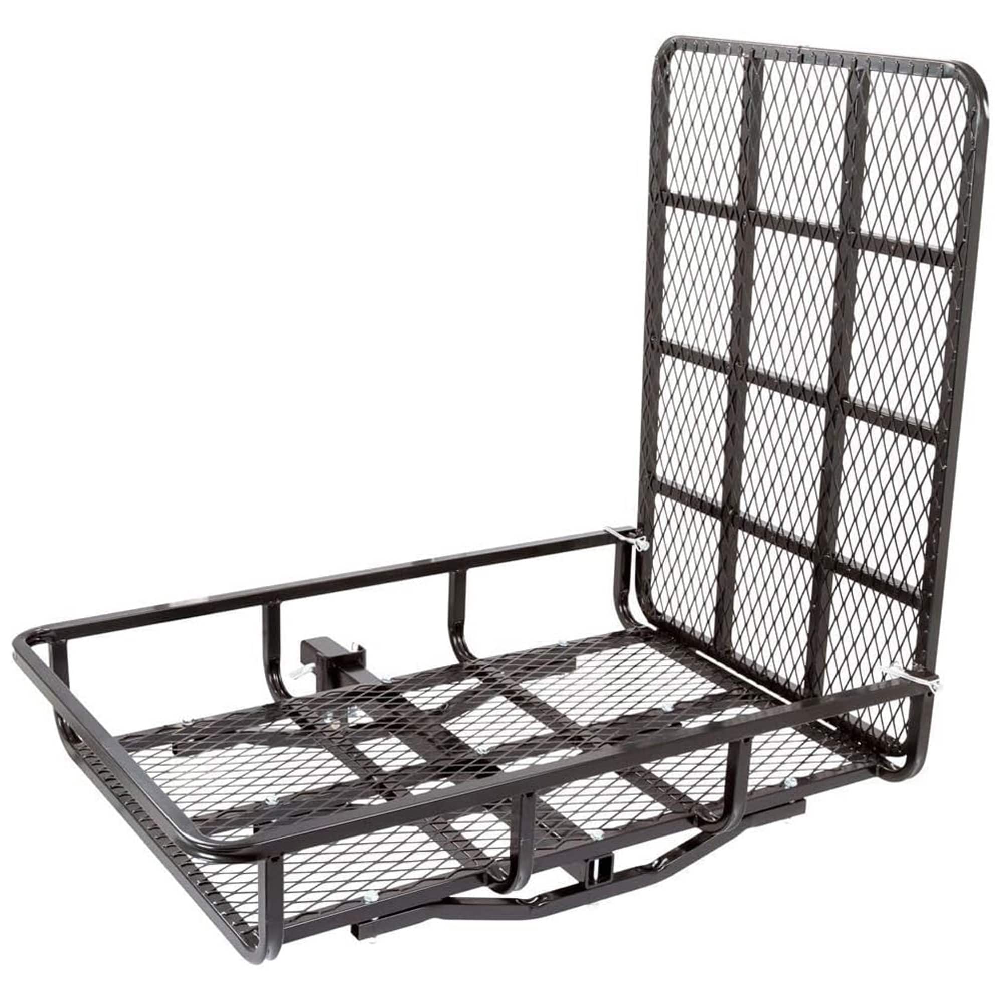 Elevate Outdoor - Aluminum Tray Premium Cargo Carrier with 42.5-Inch Loading Ramp - Black