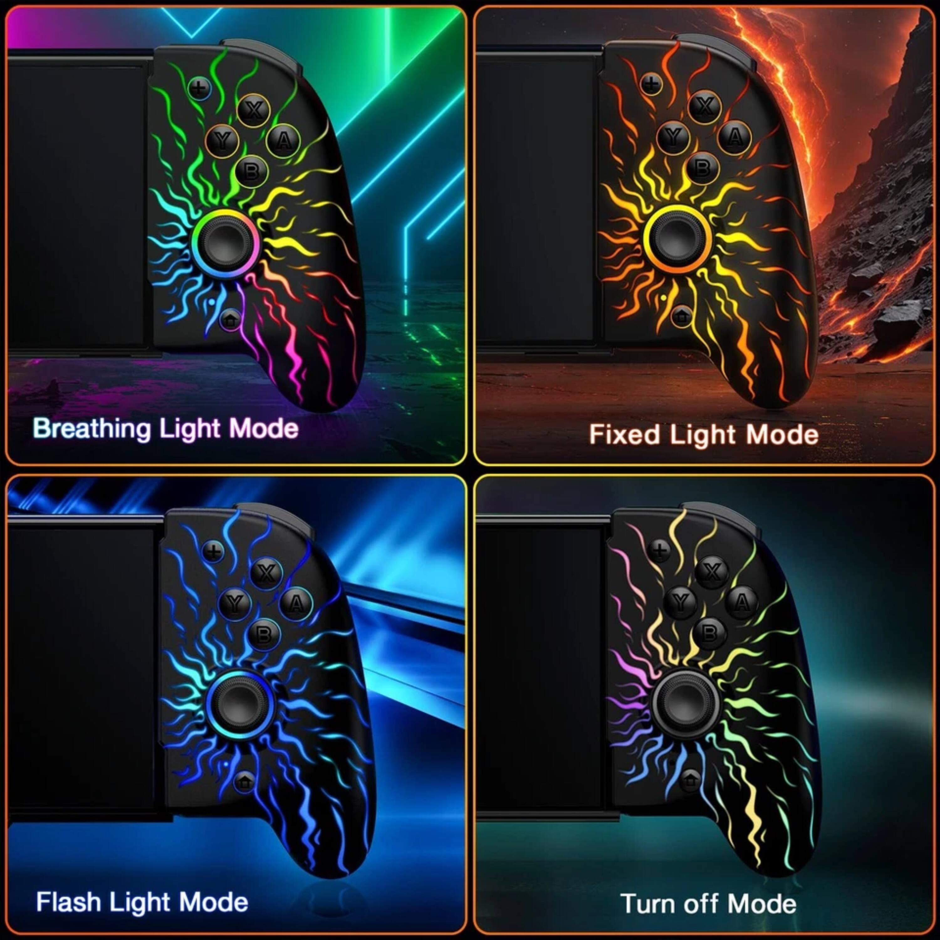 Breathing Light Mode  
Fixed Light Mode  
Flash Light Mode  
Turn off Mode