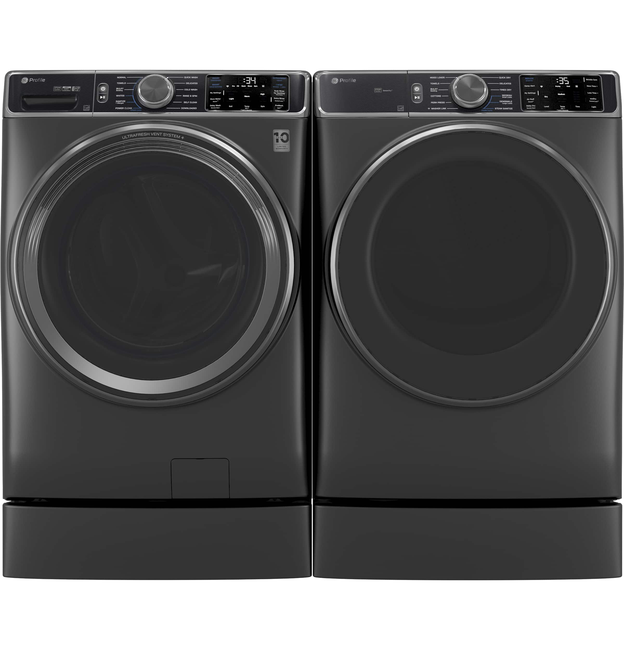 The text on the image is "tora 6 I 34 Peoride 35 UNTRAPSVENTBISTM n VEA ATA 10." However, it is not clear what this text represents or how it relates to the image of the two washing machines.