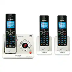 vtech VTECH 800-595-9511 12/30 10:08
vtech VTECH 889-595-9511 12/30 10:08
vtech VTECH 888-595-9511 12/30 10:08
MUTE DELETE
MENU SELECT
VOLUME OFF
TALK OR CANCEL
CHARGE FLASH
REDIAL PAUSE
HD AUDIO
DIGITAL ANSWER
DELETE SELECT VOLUME OFF
MUTE MENU
DELETE SELECT VOLUME OFF
HD AUDIO
HD AUDIO
HD AUDIO
Caller ID
BIRTHDAY SYSTEM
ANS ON/OFF
PLAY/STOP
REPEAT
DELETE
DIGITS