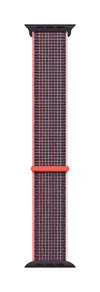 Front. Apple - Apple Watch Band - Sport Loop (45mm) - Elderberry - Regular - Purple.