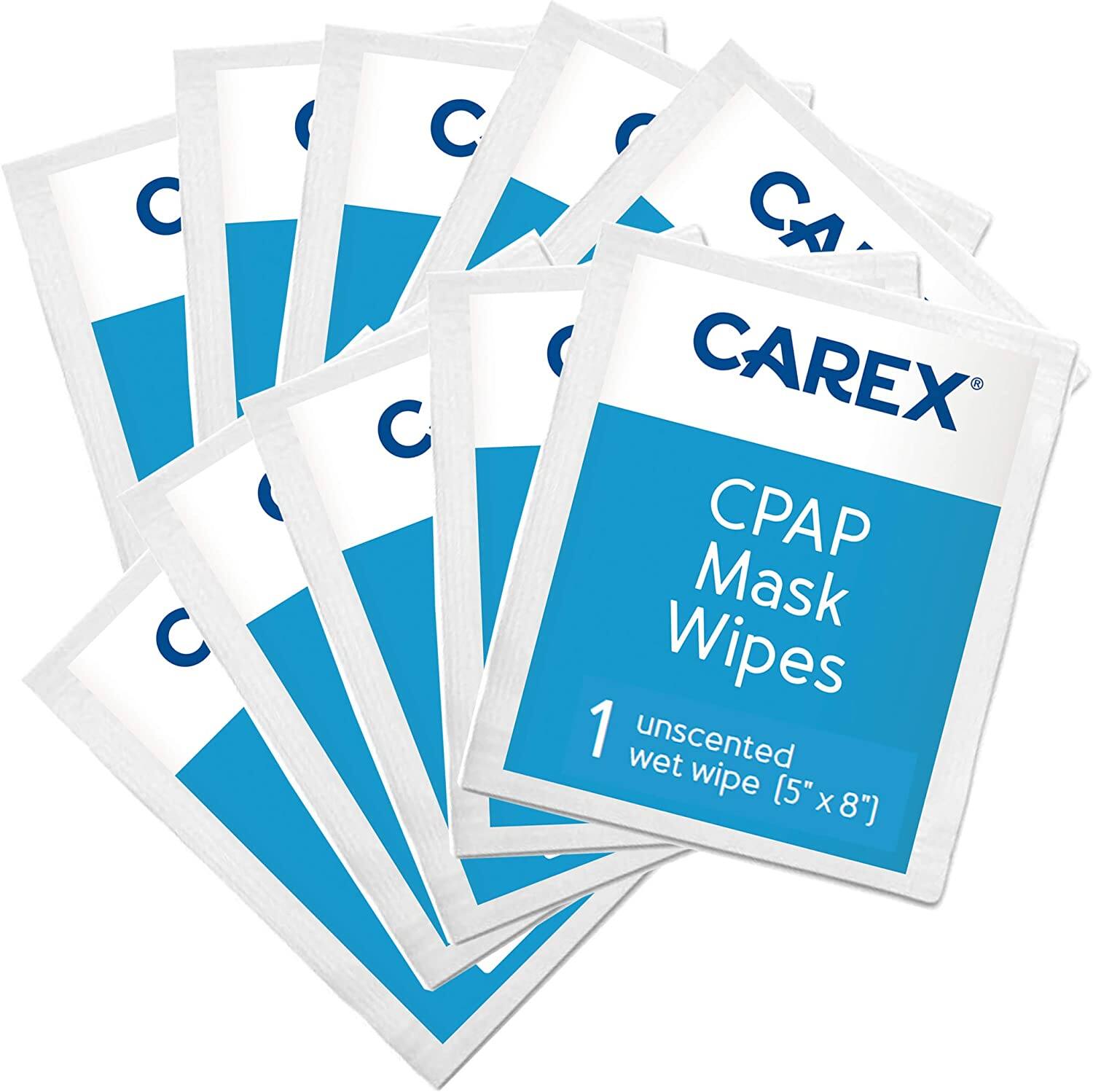 Alt View 11. Carex - CPAP Mask Wipes, Travel Pack, 10 Count - Multi.