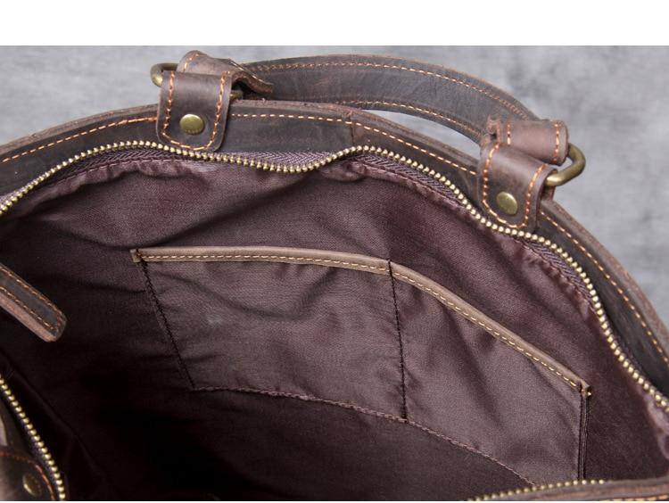 Alt View 6. Steel Horse Leather - The Icarus | Handmade Vintage Leather Backpack - brown.