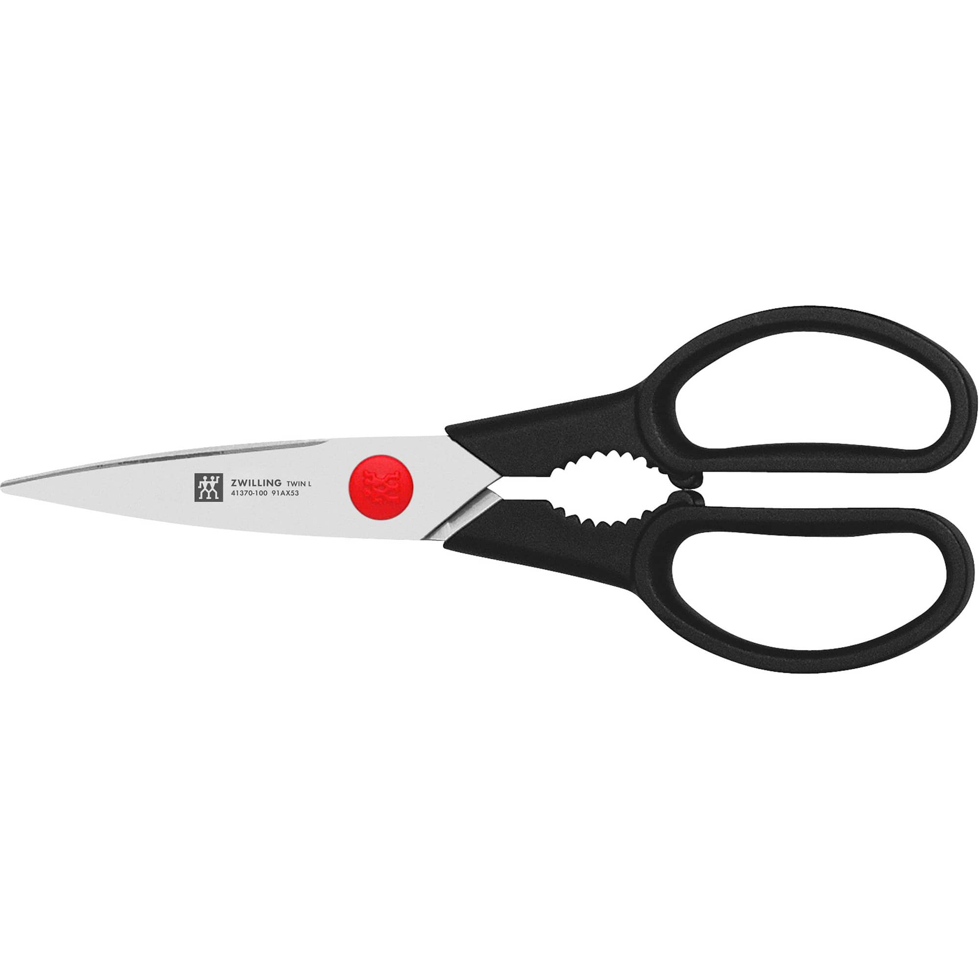 ZWILLING - TWIN L 3.5-in Kitchen Shears, Multi-Purpose, Heavy Duty, Stainless Steel Blades - Black