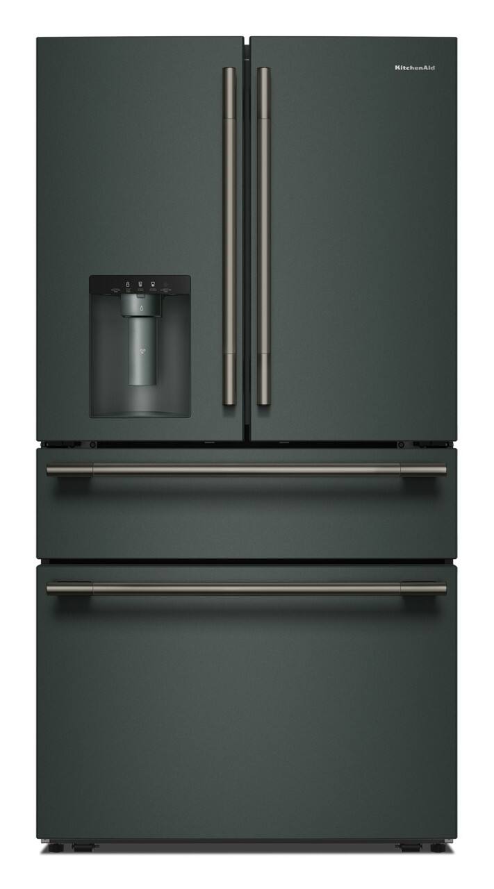 Alt View 11. KitchenAid - 29 Cu. Ft. French Door Refrigerator with Exterior Water and Ice and FreshChill - Juniper.