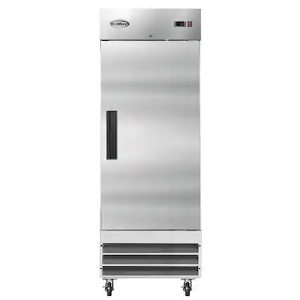 Front. Koolmore - 29 in. One Door Commercial Reach-in Refrigerator, 23 cu. ft. in Stainless-Steel (RIR-1D-SS) - Stainless-Steel.