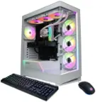 Front. CyberPowerPC - Gamer Supreme Gaming Desktop - AMD Ryzen 9 9950X3D - 64GB Memory - NVIDIA GeForce RTX 5070 12GB - 4TB PCIe 4.0 SSD - White.