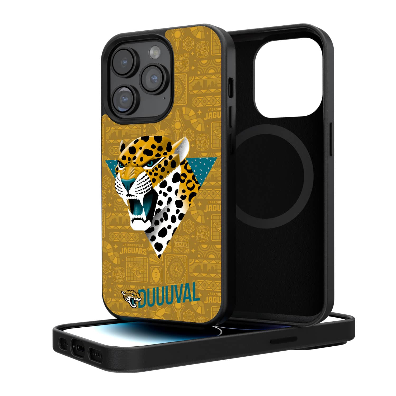 Keyscaper - NFL - Jacksonville Jaguars - iPhone Magnetic Bump Case - 15 - Black price history on PriceWatchPro