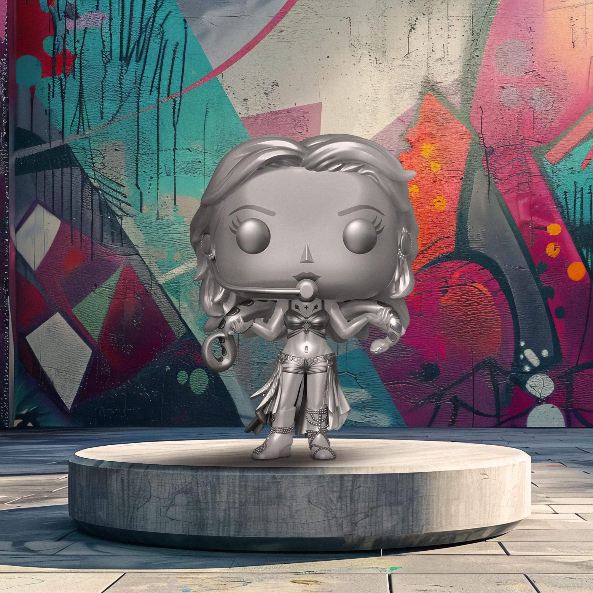 Alt View 3. Funko - Funko POP Rocks Britney Spears Slave 4U Metallic Exclusive.