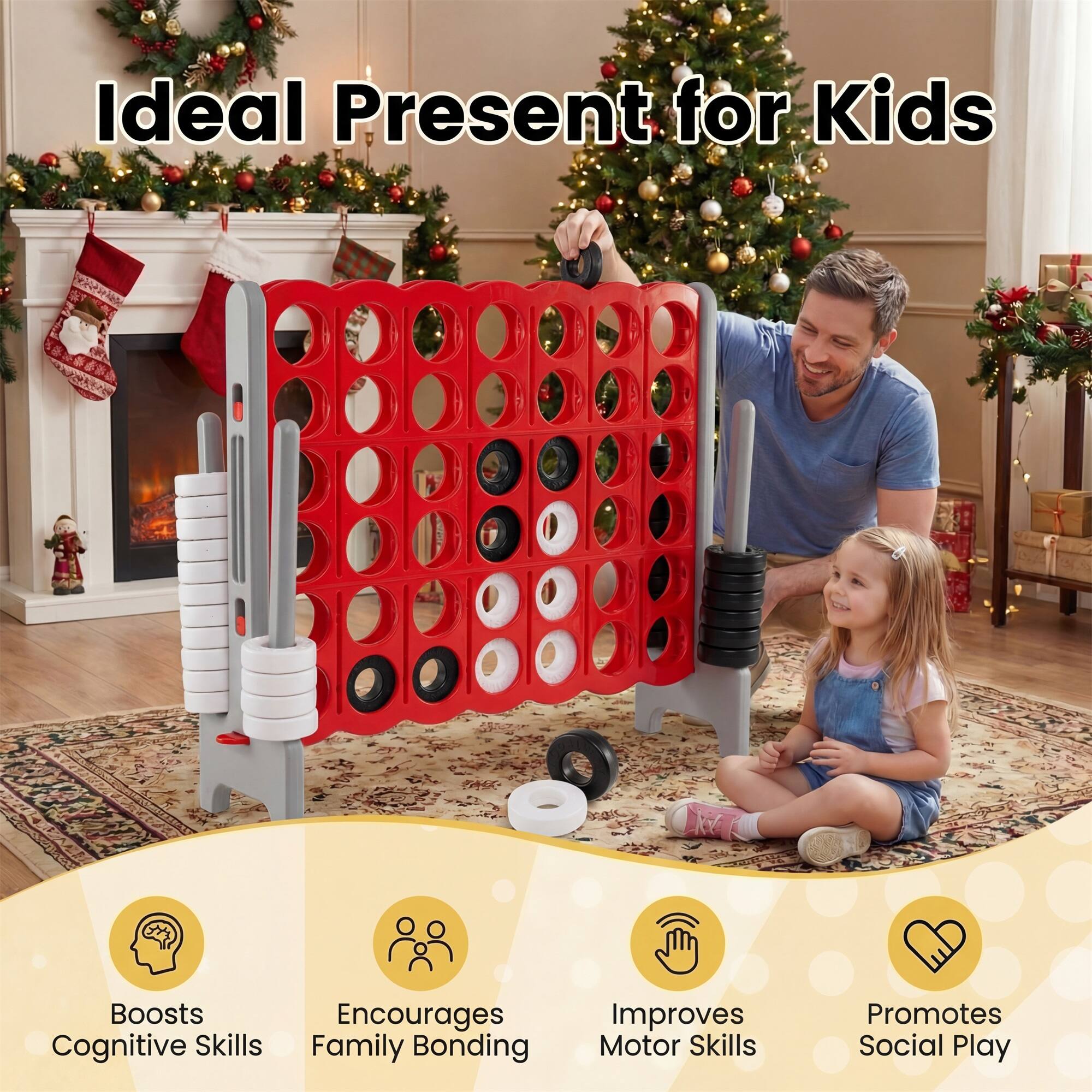 Ideal Present for Kids

- Boosts Cognitive Skills
- Encourages Family Bonding
- Improves Motor Skills
- Promotes Social Play