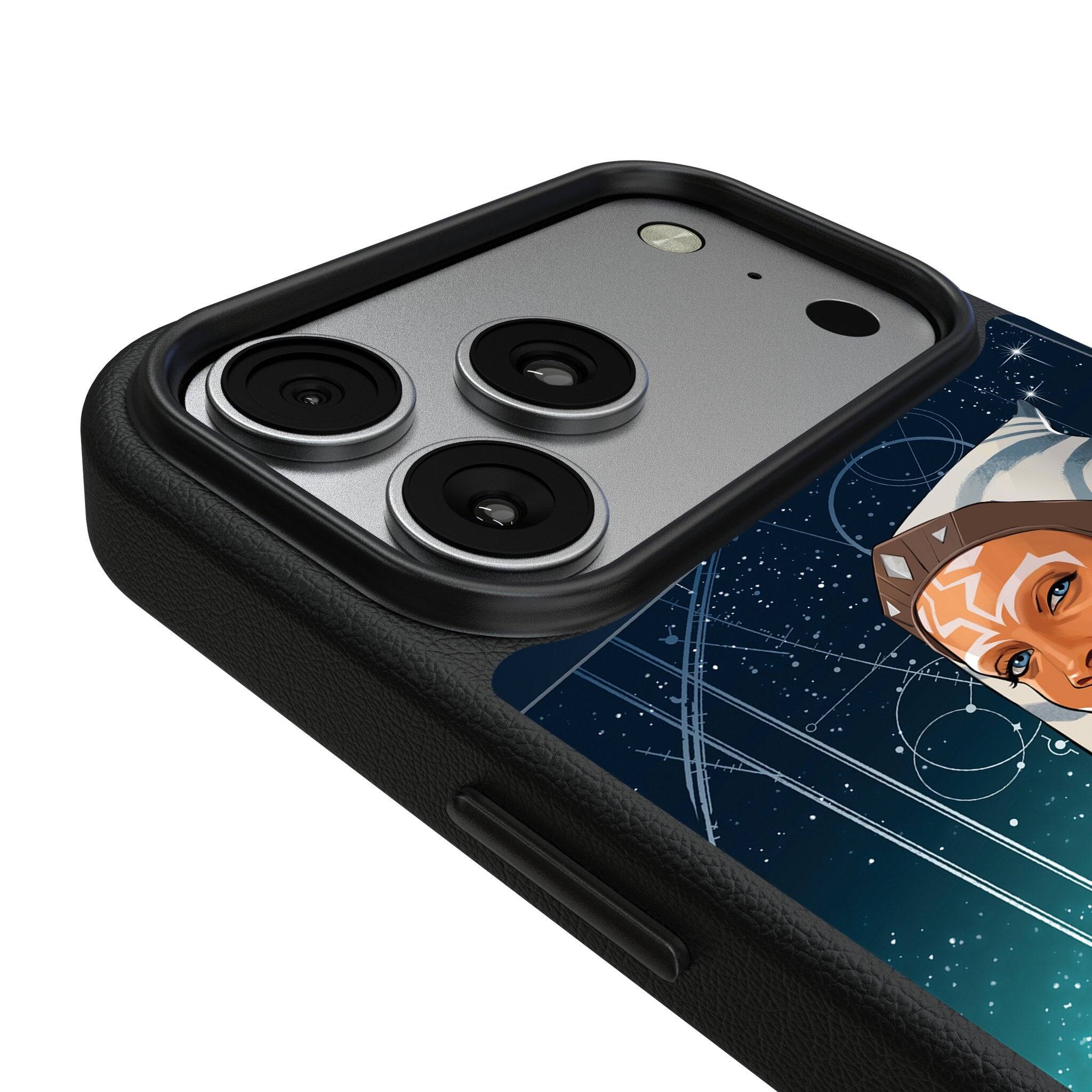 Left. Keyscaper - Star Wars: Ahsoka Season 1 Portrait MagSafe Compatible Phone Case - Apple iPhone Air - Ahsoka.
