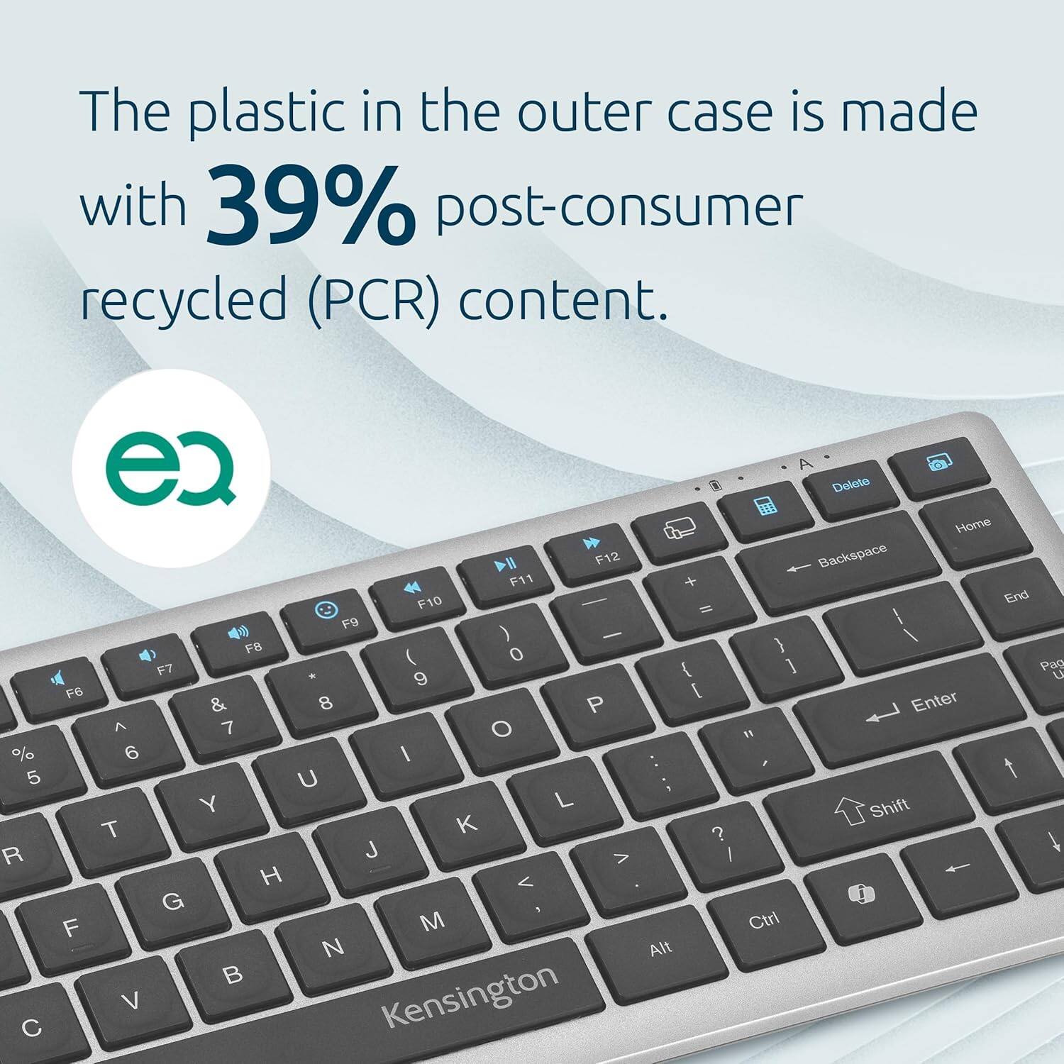 The plastic in the outer case is made with 39% post-consumer recycled (PCR) content.