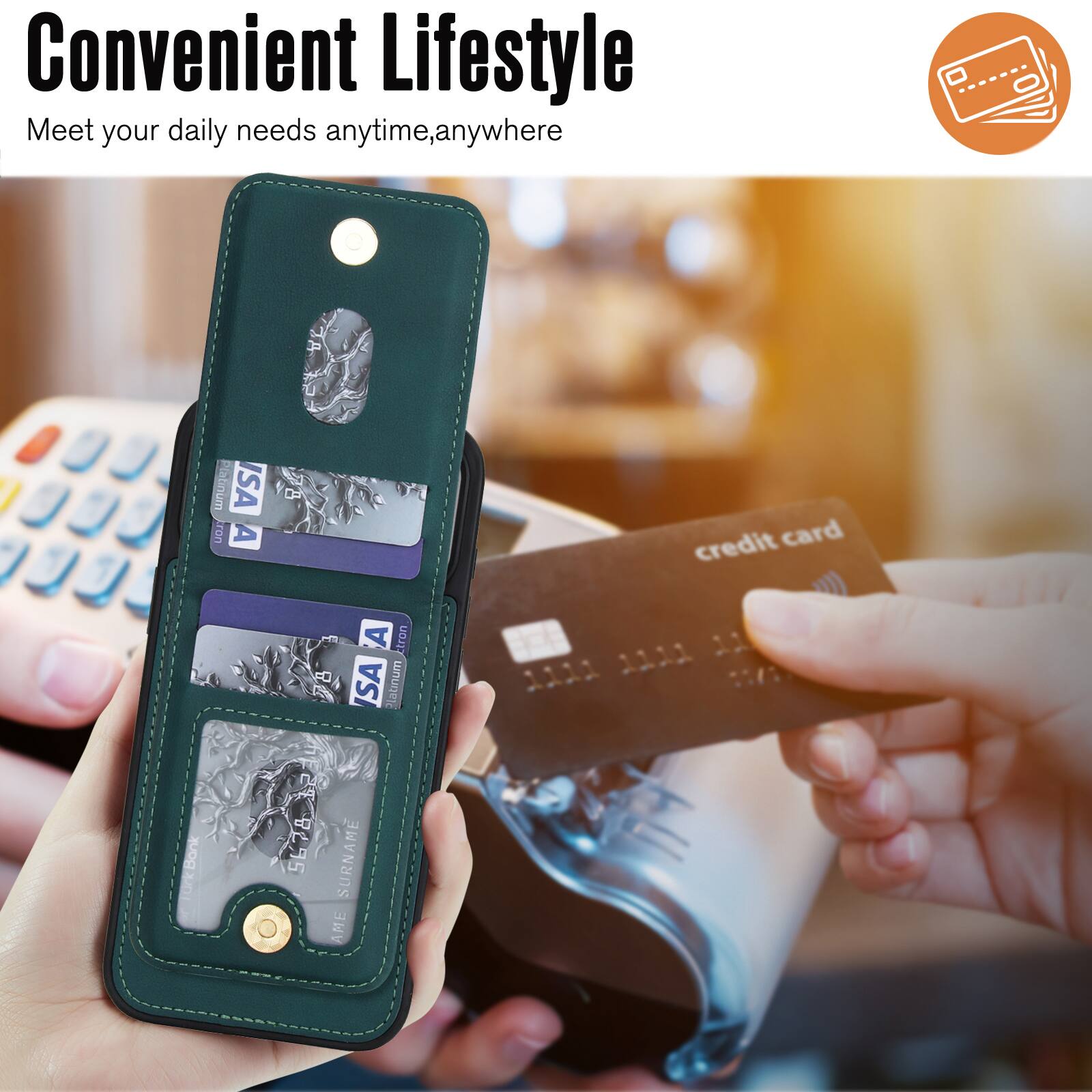 Convenient Lifestyle  
Meet your daily needs anytime, anywhere  

ISA  
ISA  
ISA  

SURNAME  
AME  

credit card