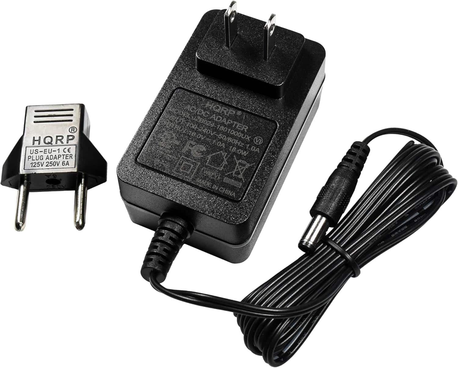 HQRP - AC Adapter for Samson Expedition XP106 Portable Sound System Power Supply Cord Charger Adaptor Samsontech XP-106