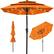 Front. Best Choice Products - Best Choice Products 10ft 3-Tier Solar Patio Umbrella w/ 24 LED Lights, Tilt Adjustment, Easy Crank- Orange - Orange.