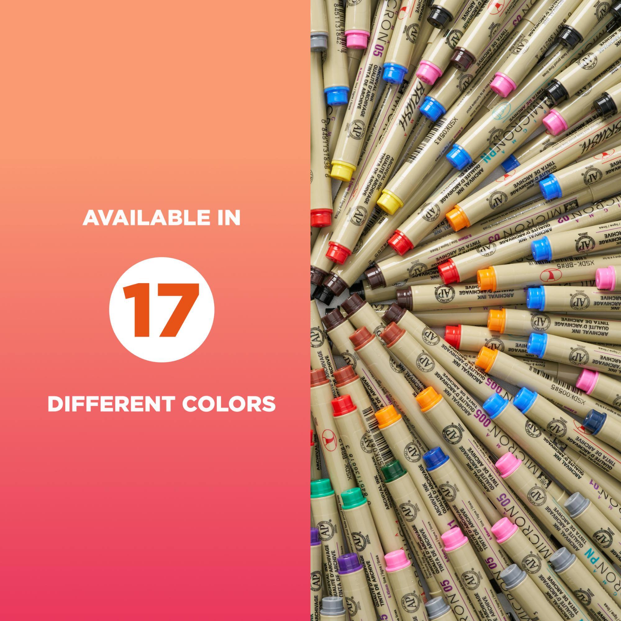 AVAILABLE IN 17 DIFFERENT COLORS