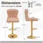 Dimension: 26.5"-34.5" Max Load Capacity: 330 lbs Suitable Table Height: 17"-43" 13.5"-16.5" 16.5" 18" 4" 38"-46" 26.5"-34.5" 9.5"-17.5" 16.5" 20" Please note that color difference may occur between different light and monitor.