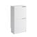 Front. Sauder - Shoe Compartments Storage Cabinet - White.