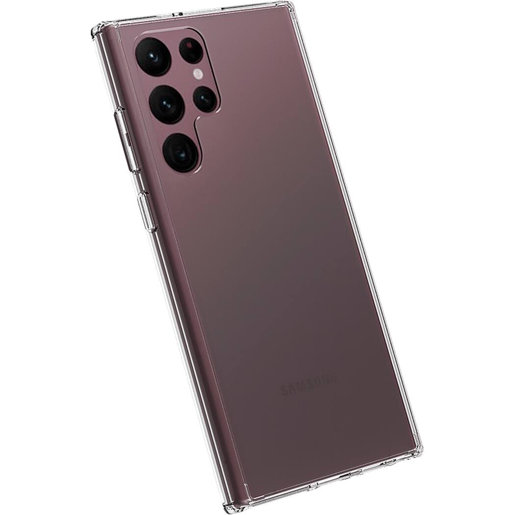 Alt View 11. SaharaCase - Hybrid-Flex Hard Shell Case for Samsung Galaxy S22 Ultra - Clear.