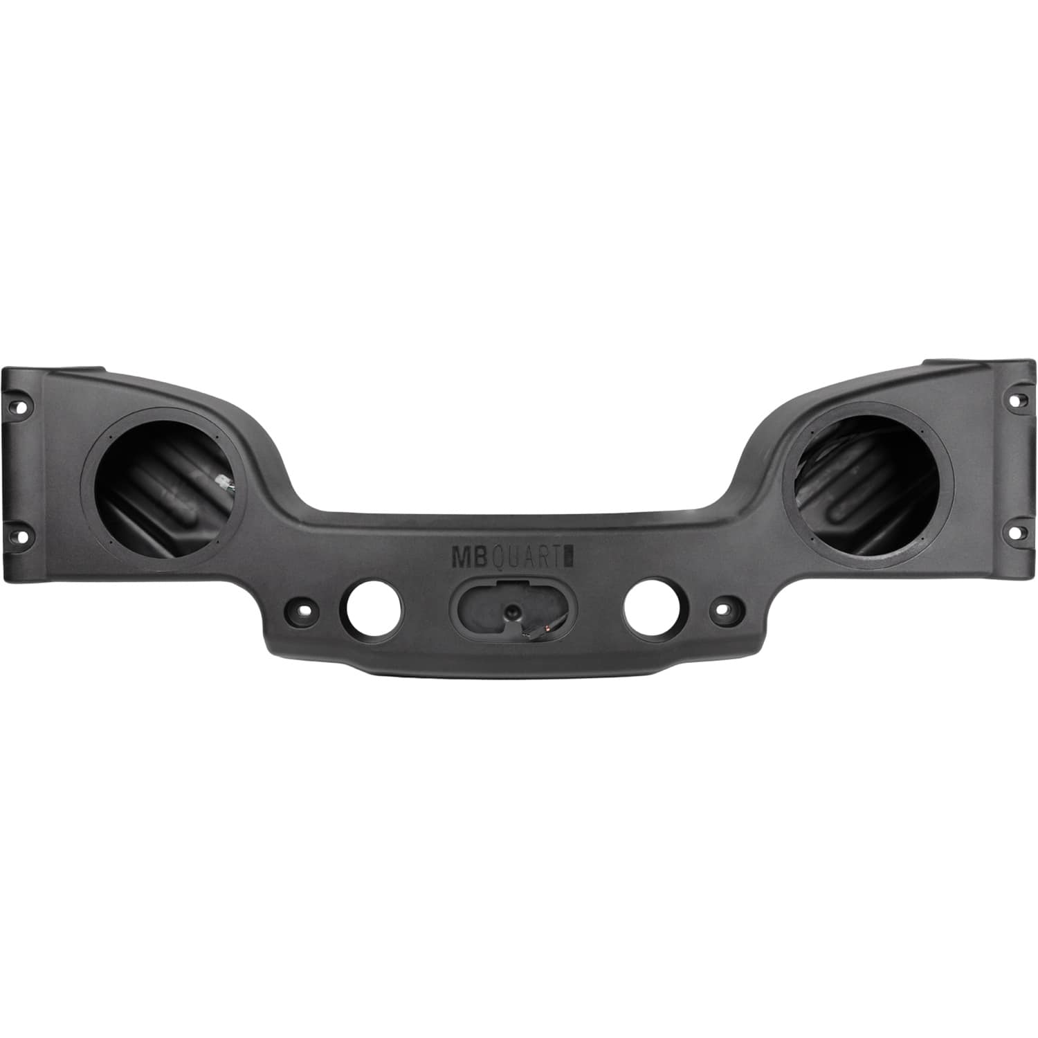 Front. MB Quart - Tuned 8" Dual Speaker Enclosure for Jeep Wrangler JK - Black.