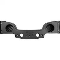 MB Quart - Tuned 8" Dual Speaker Enclosure for Jeep Wrangler JK - Black - Front_Zoom