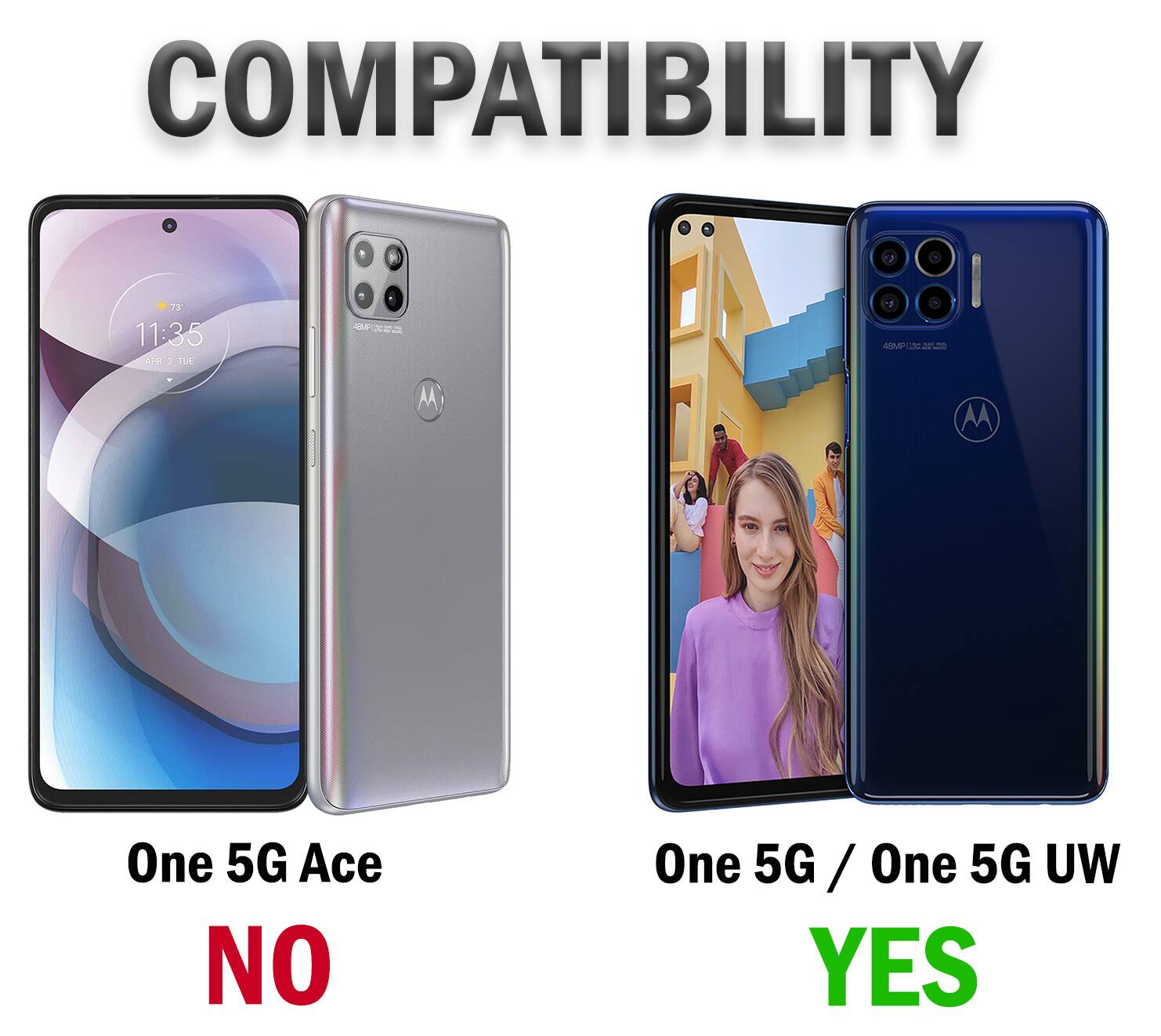 COMPATIBILITY

73 11:35 APR 3 TUE

MP SP cana M M

One 5G Ace NO

One 5G / One 5G UW YES