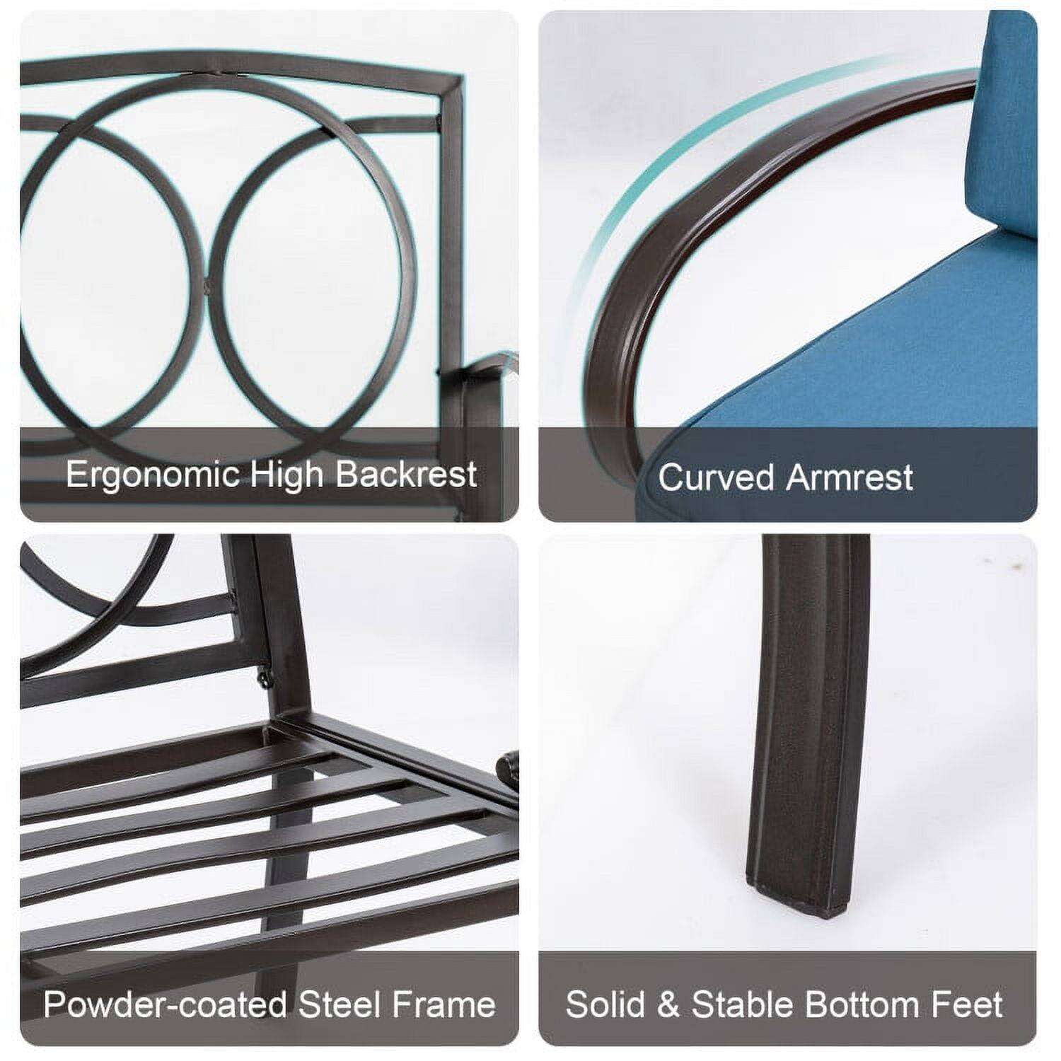 - Ergonomic High Backrest
- Curved Armrest
- Powder-coated Steel Frame
- Solid & Stable Bottom Feet