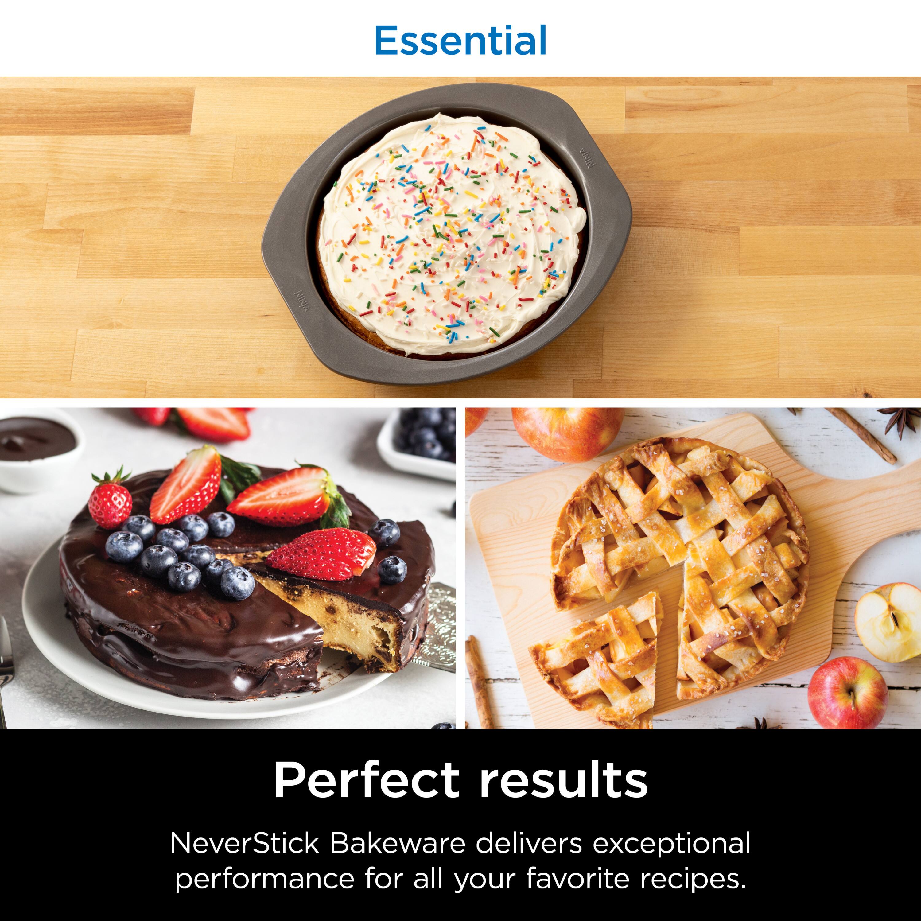 Essential

Perfect results

NeverStick Bakeware delivers exceptional performance for all your favorite recipes.