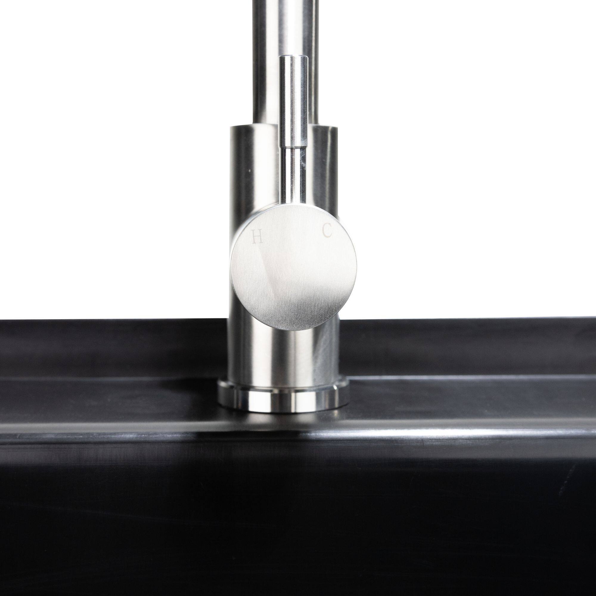 Alt View 8. UTILITYSINKS - Utility Sink Heavy Duty Freestanding Utility Tub Sink, 30 x 24 Inches, Black - Black.