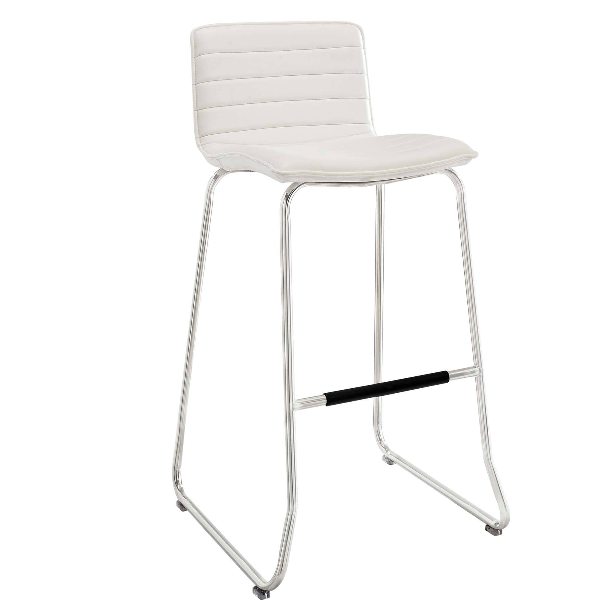 Angle. Modway - Dive Bar Stool by Modway - White.