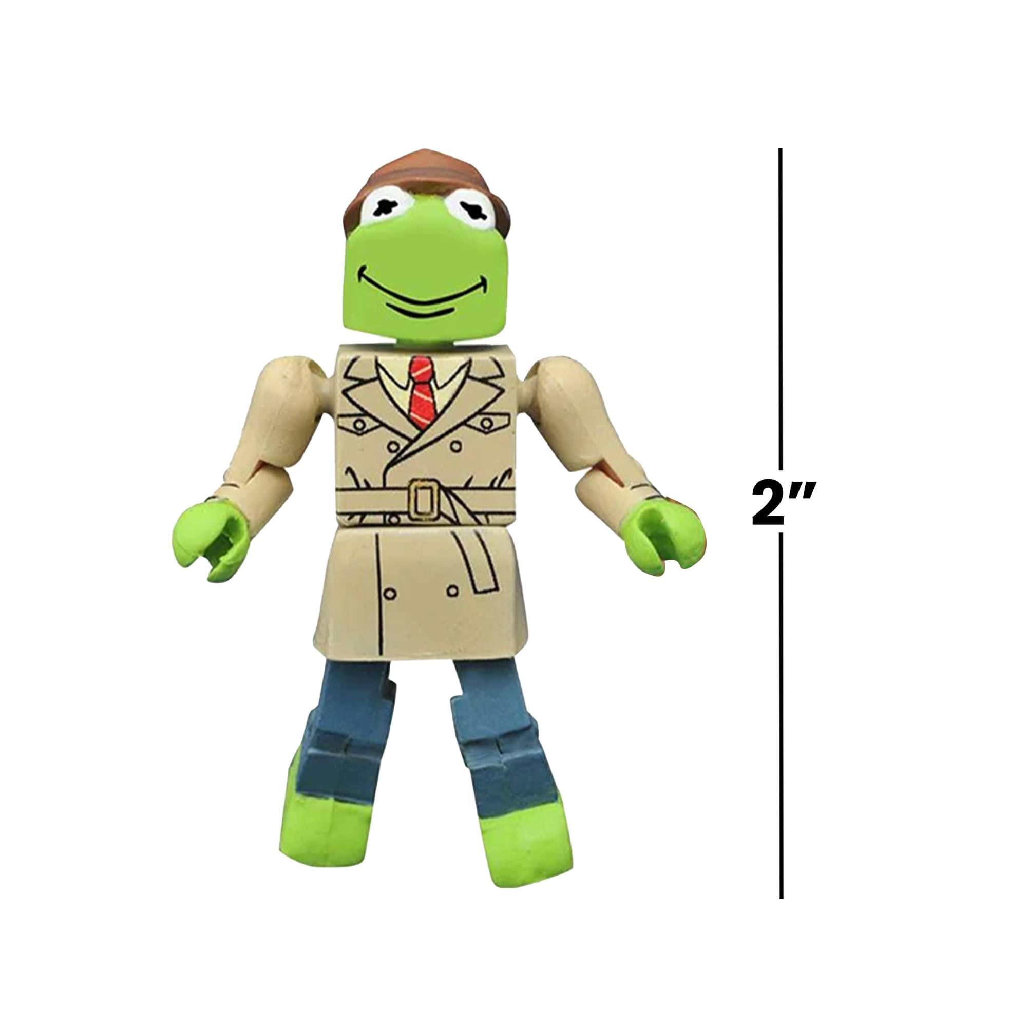 Alt View 3. Diamond Comic - Muppets Reporter Kermit & Rowlf 2-Pack Series 2 Minimates - Multi-Color.