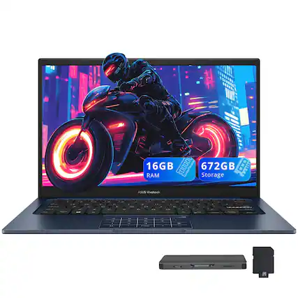 ASUS Vivobook
16GB RAM
672GB Storage