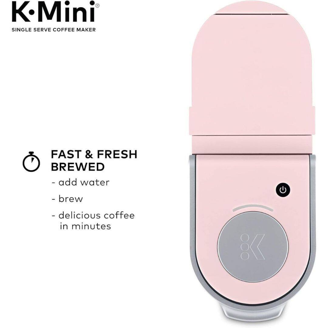 K·Mini  
SINGLE SERVE COFFEE MAKER  

FAST & FRESH BREWED  
- add water  
- brew  
- delicious coffee in minutes