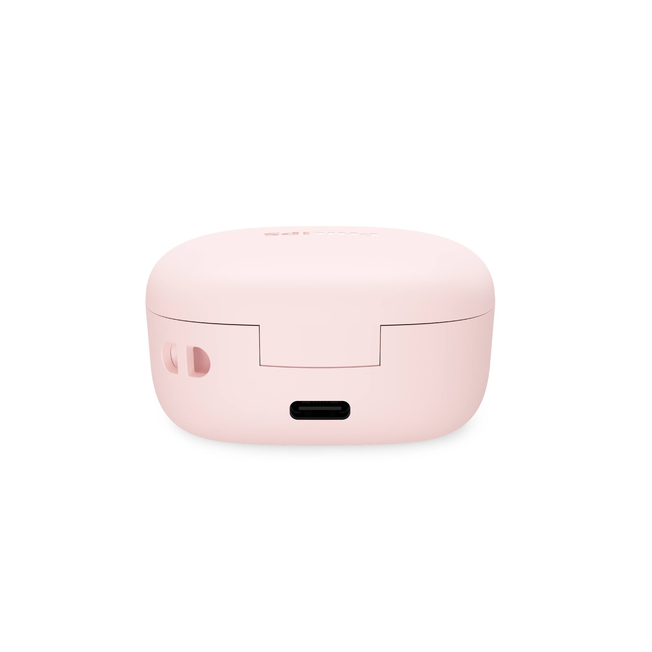 Alt View 2. Philips - TAT2100 True Wireless In-Ear Bluetooth Earbuds with 4-Mic Technology, 36H Playtime - Pink.