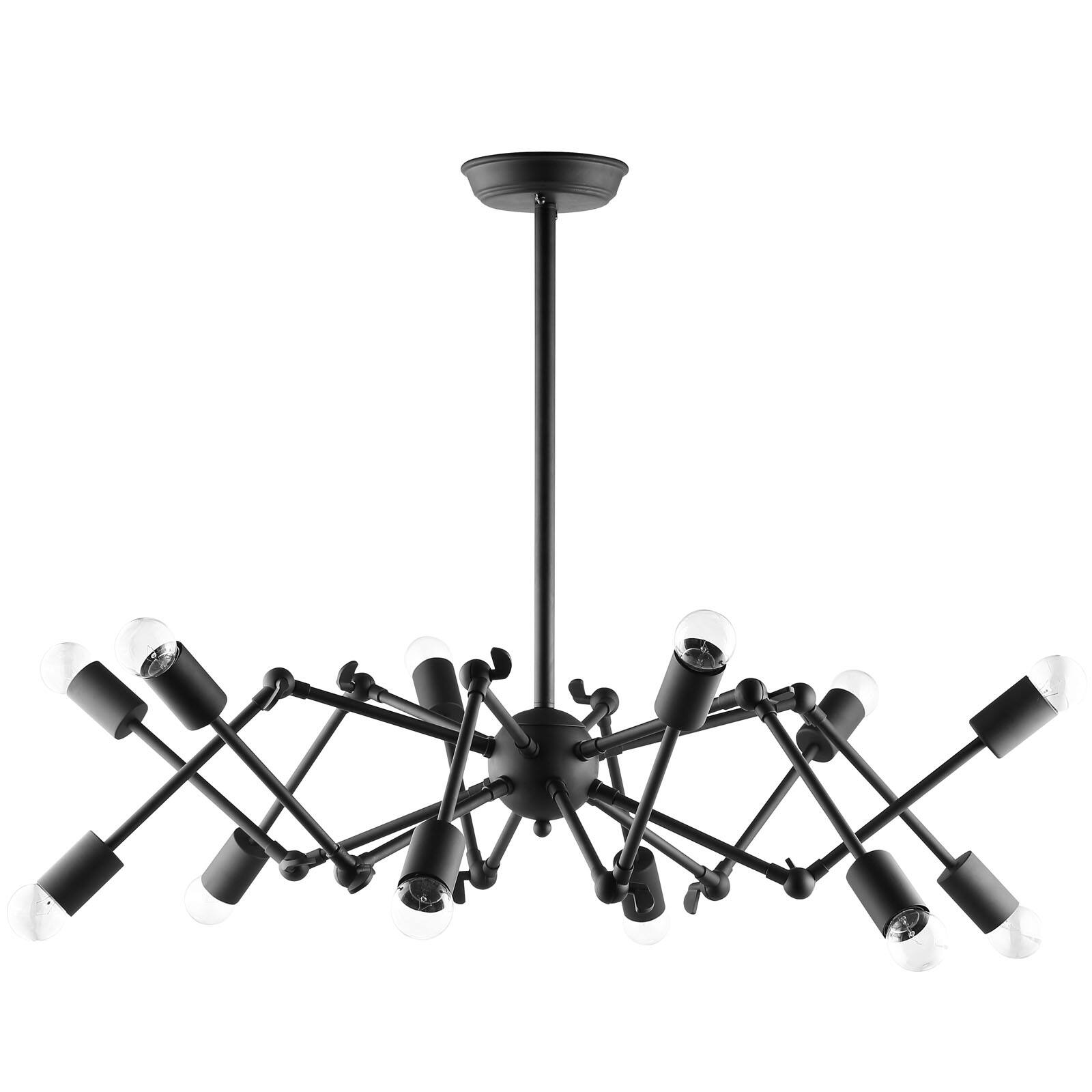 Angle. Modway - Tagmata Ceiling Fixture by Modway - Black.