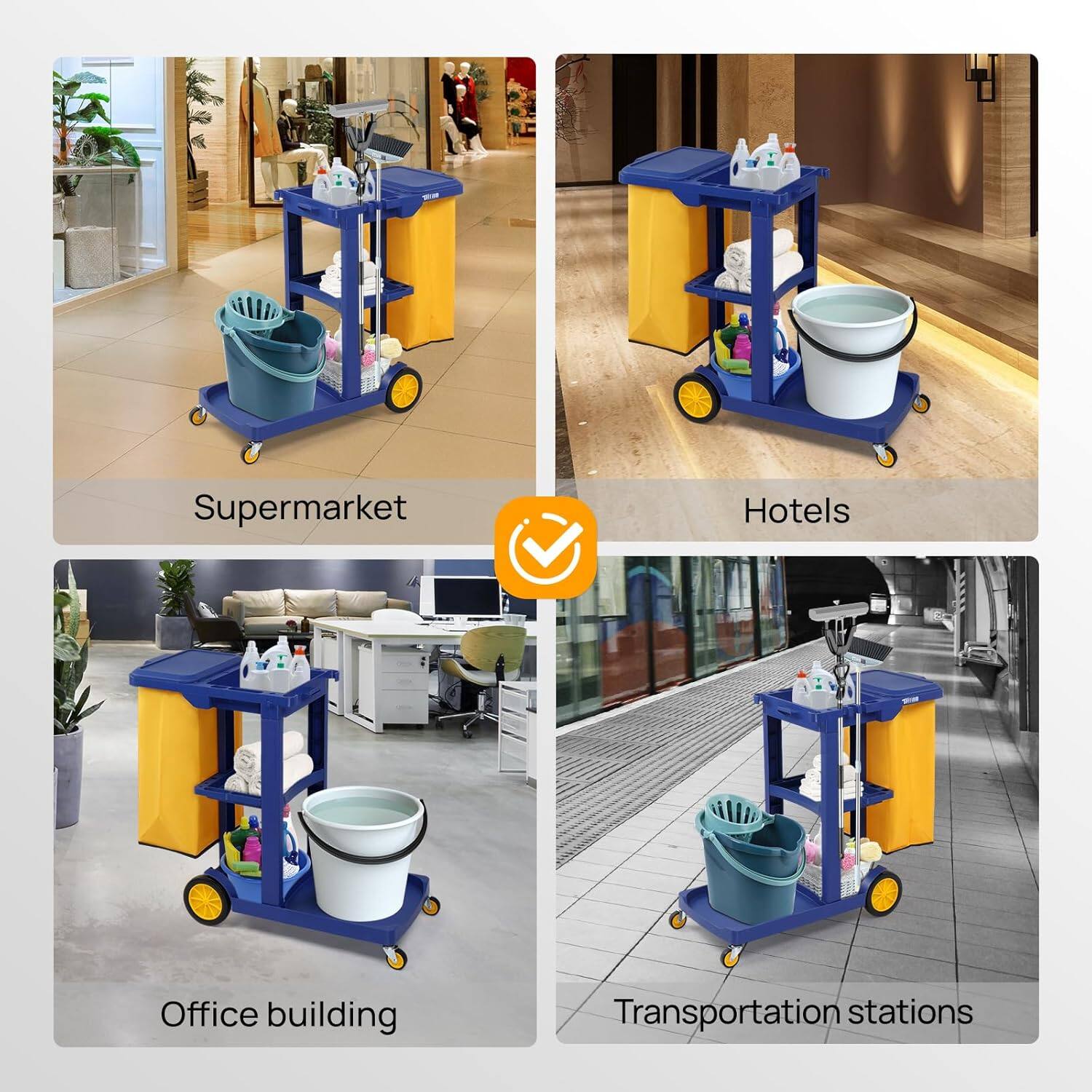 - Supermarket
- Hotels
- Office building
- Transportation stations