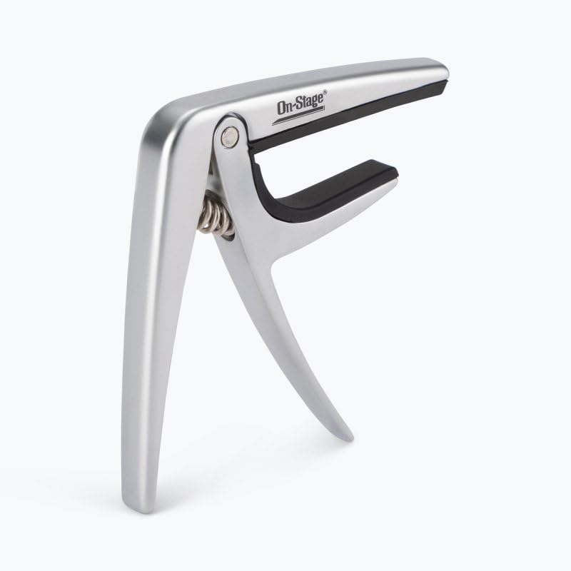 Alt View 6. On Stage Stands - On-Stage GA200 Ukulele Capo, Silver - Black.