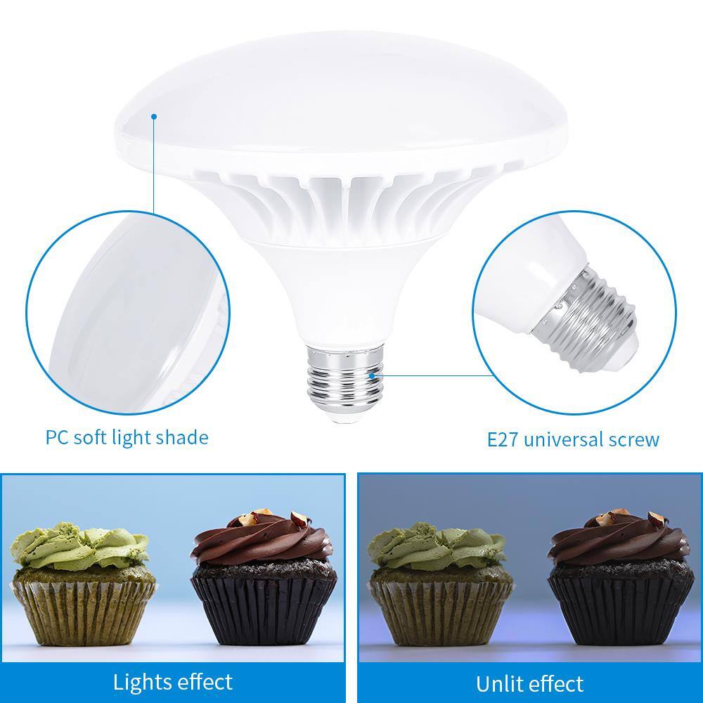 Alt View 5. Winado - Lighting Kit, Photo Equipment Studio Softbox 20" x 27", with E27 Socket and 2x5500K Instant Brightness Energy Saving - Black.
